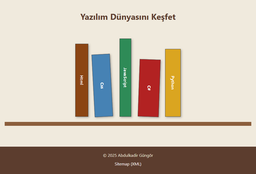 Kişisel Web Sitesi Tasarımı